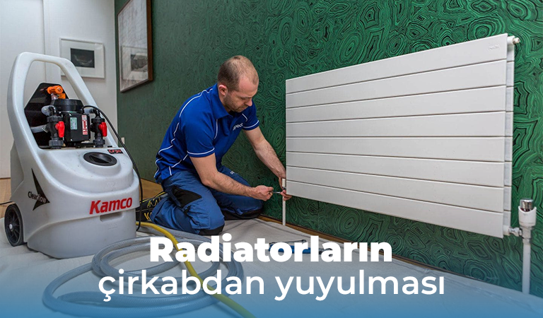 Radiator xətlərinin yuyulması